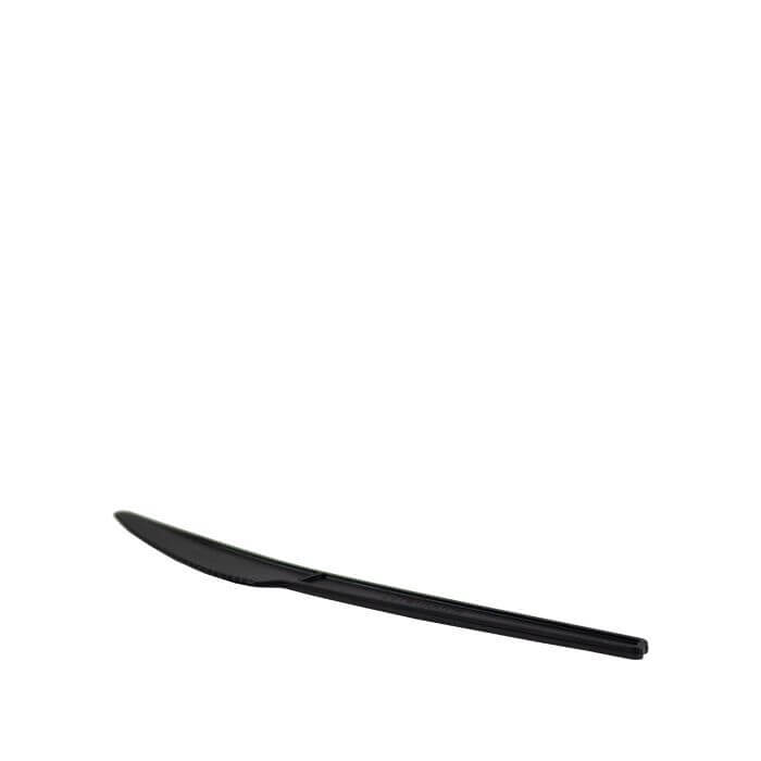 Natureko Tafelmes zwart reusable CPLA 16,8cm