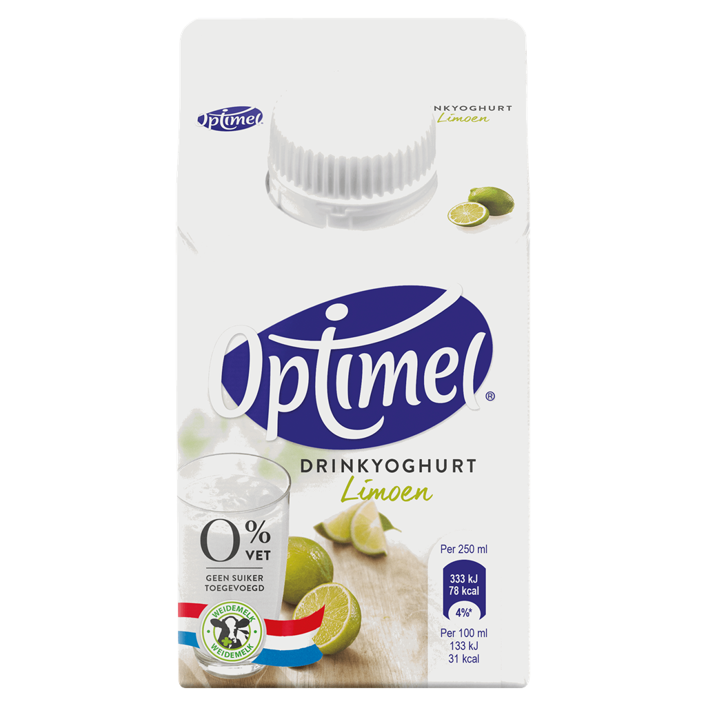 Optimel Drink limoen hersluitbaar 250ml