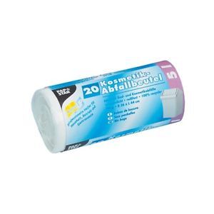Papstar Pedaalemmerzak wit LDPE 44x36cm