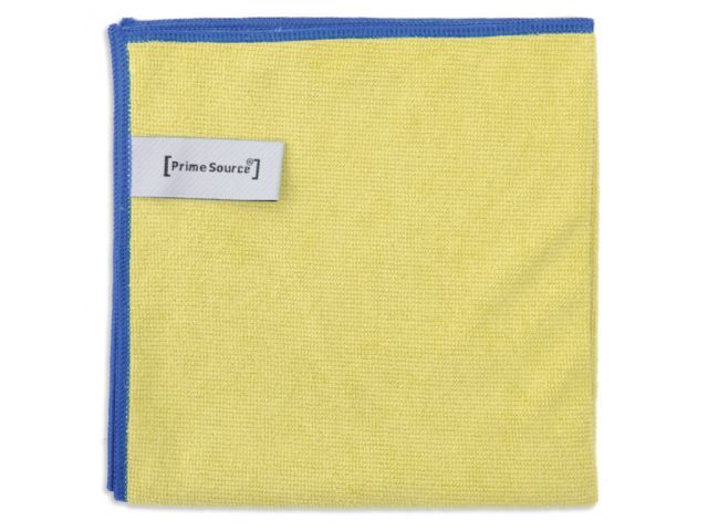Primesource Microvezeldoek geel 38x38cm