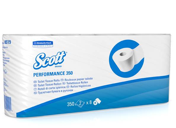 Scott Toiletpapier wit 2-laags 350 vel