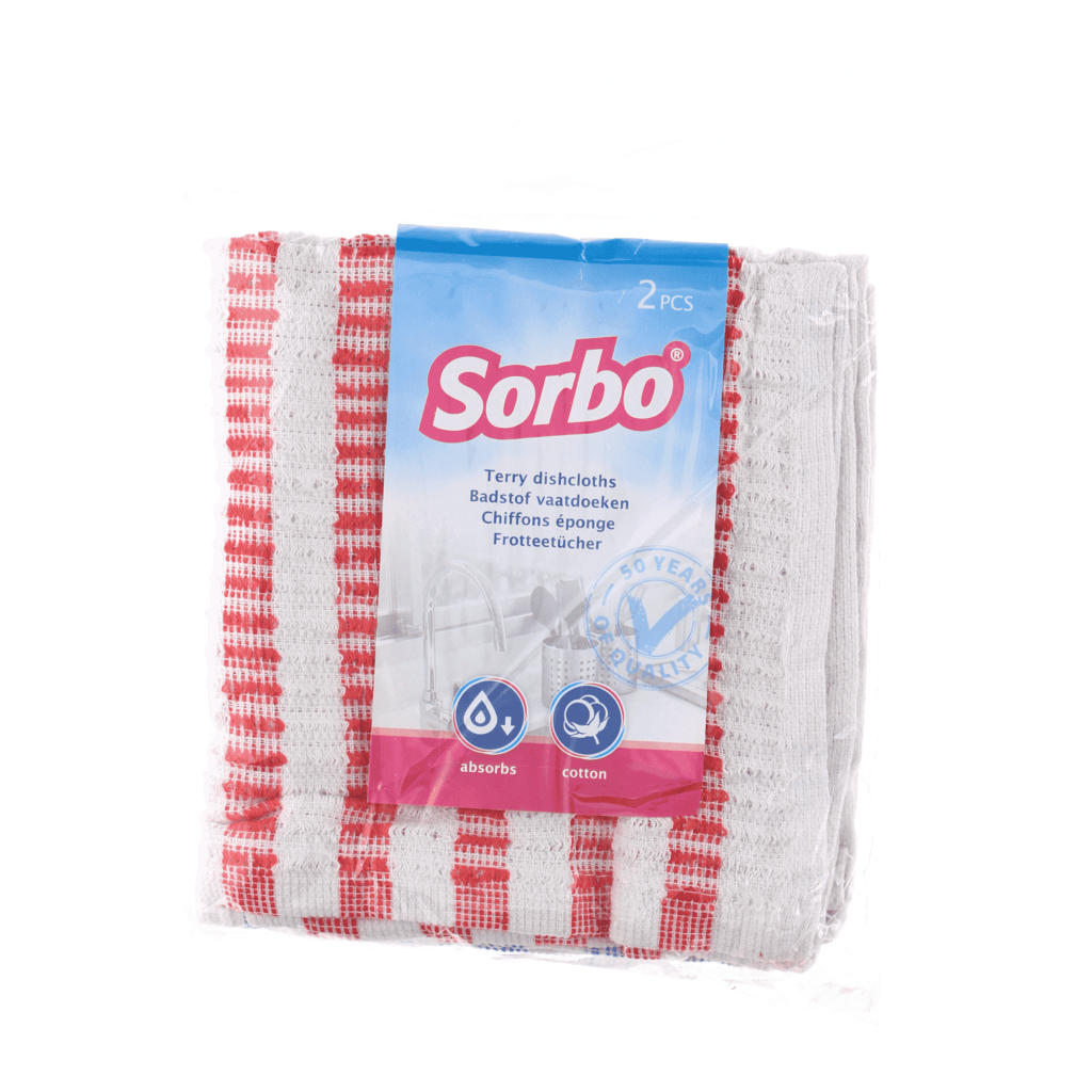 Sorbo Badstof vaatdoek 35x35cm