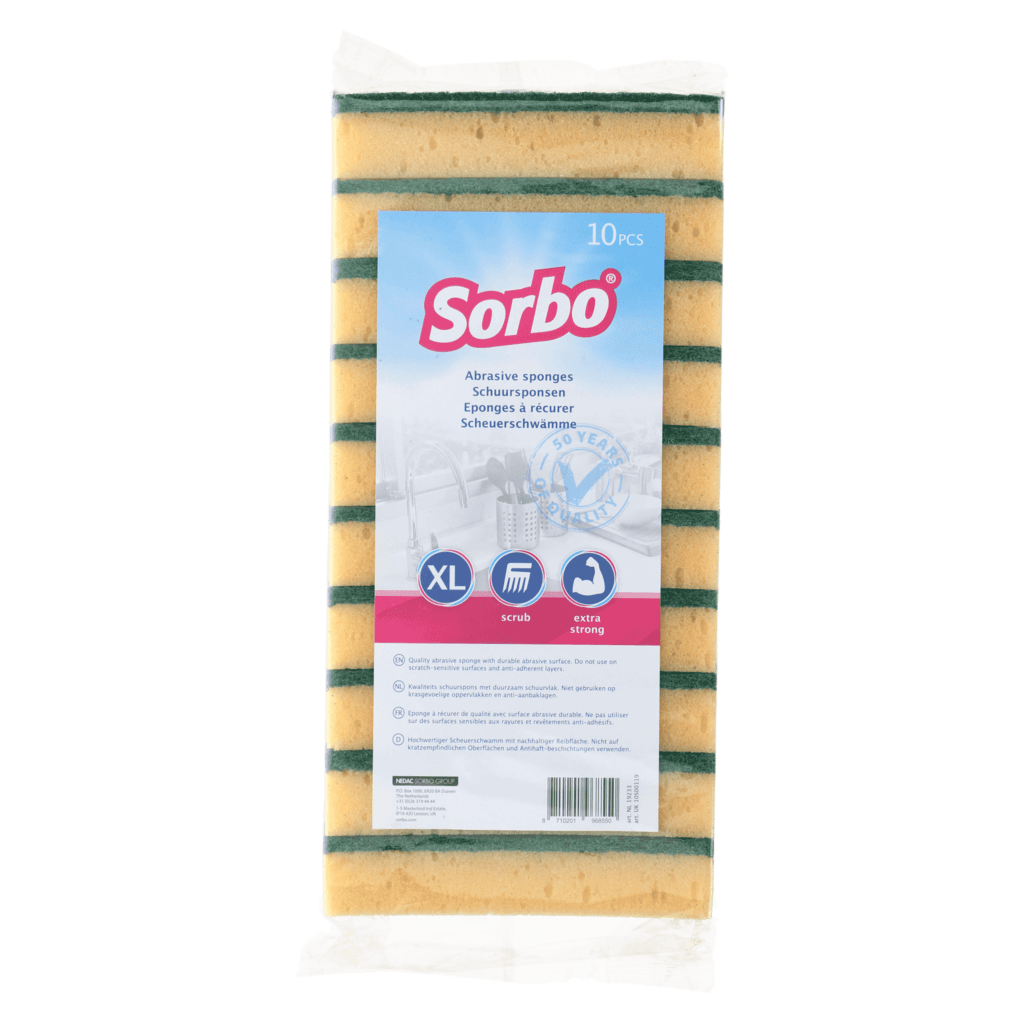 Sorbo Schuurspons XL 14x10x2,5cm