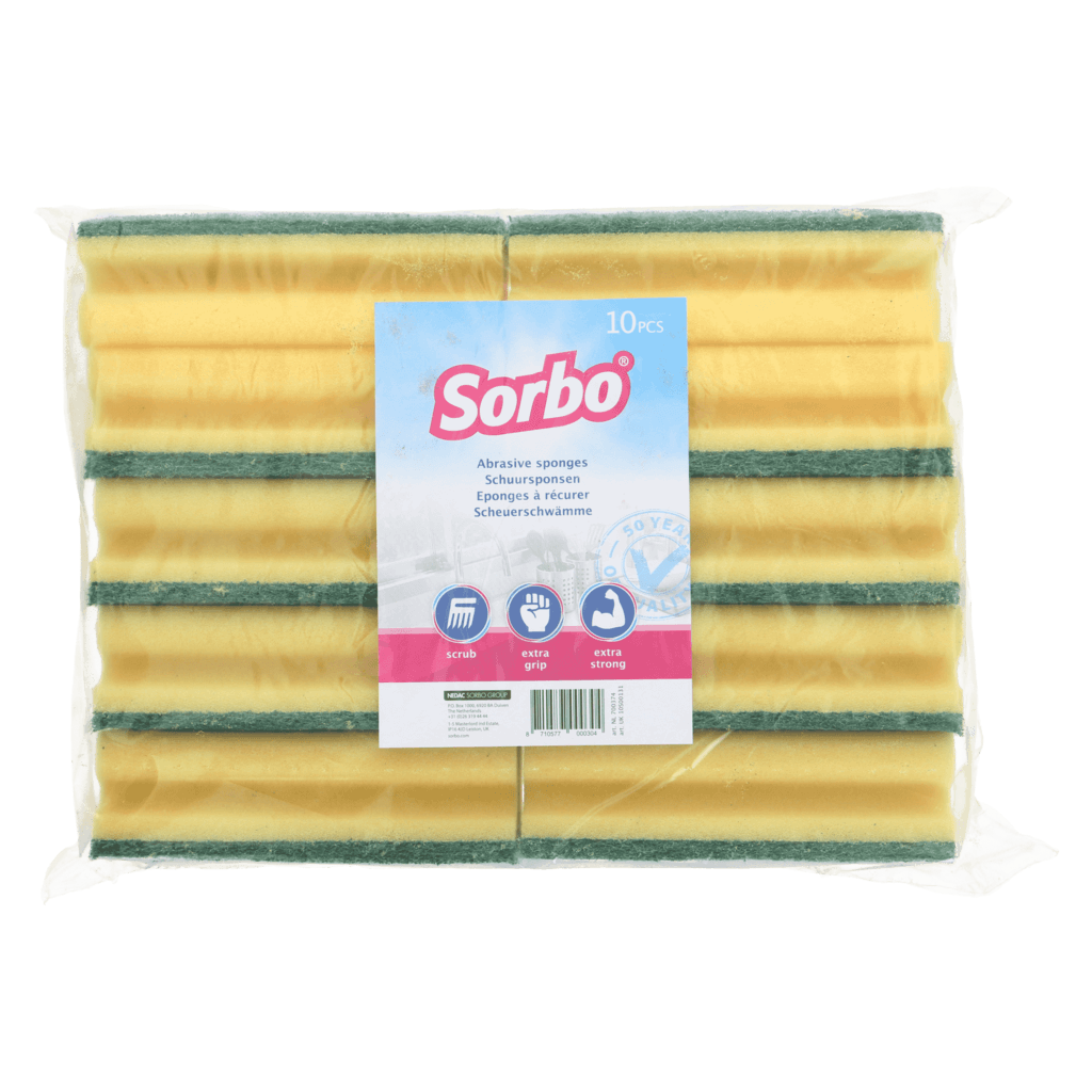 Sorbo Schuursponsjes met handgreep