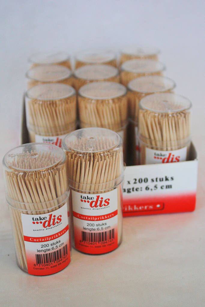 Take Dis Cocktailprikkers 6,5cm 200st