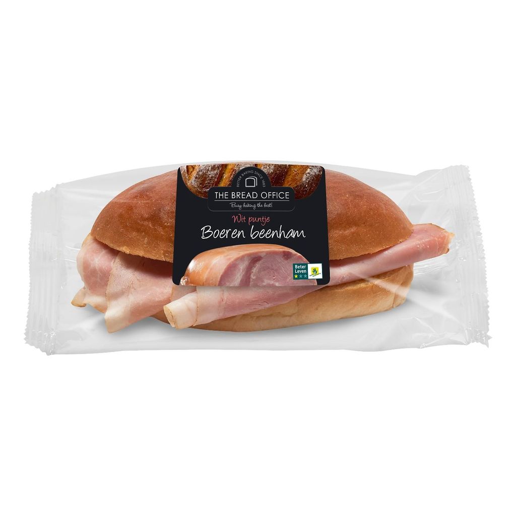 The Bread Office Puntje boeren beenham wit 79gr