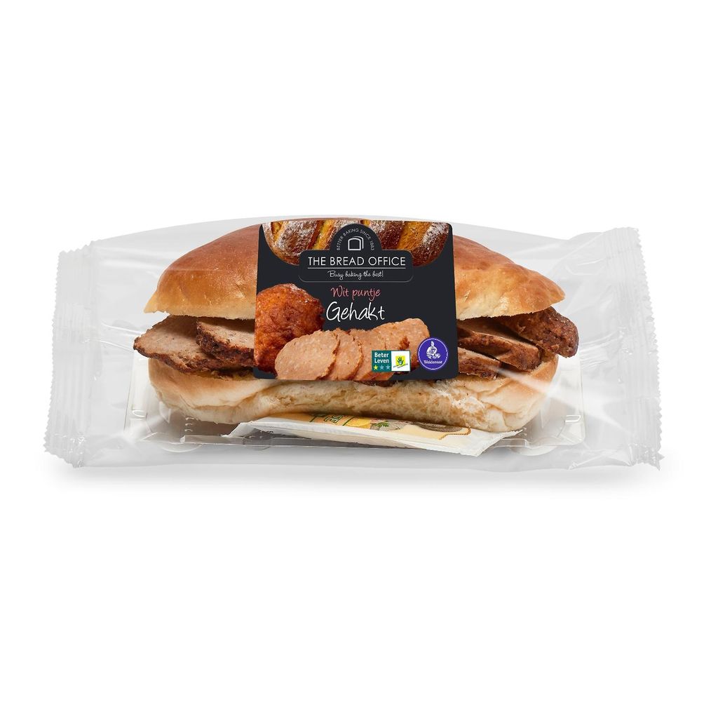 The Bread Office Puntje gehakt wit 122gr