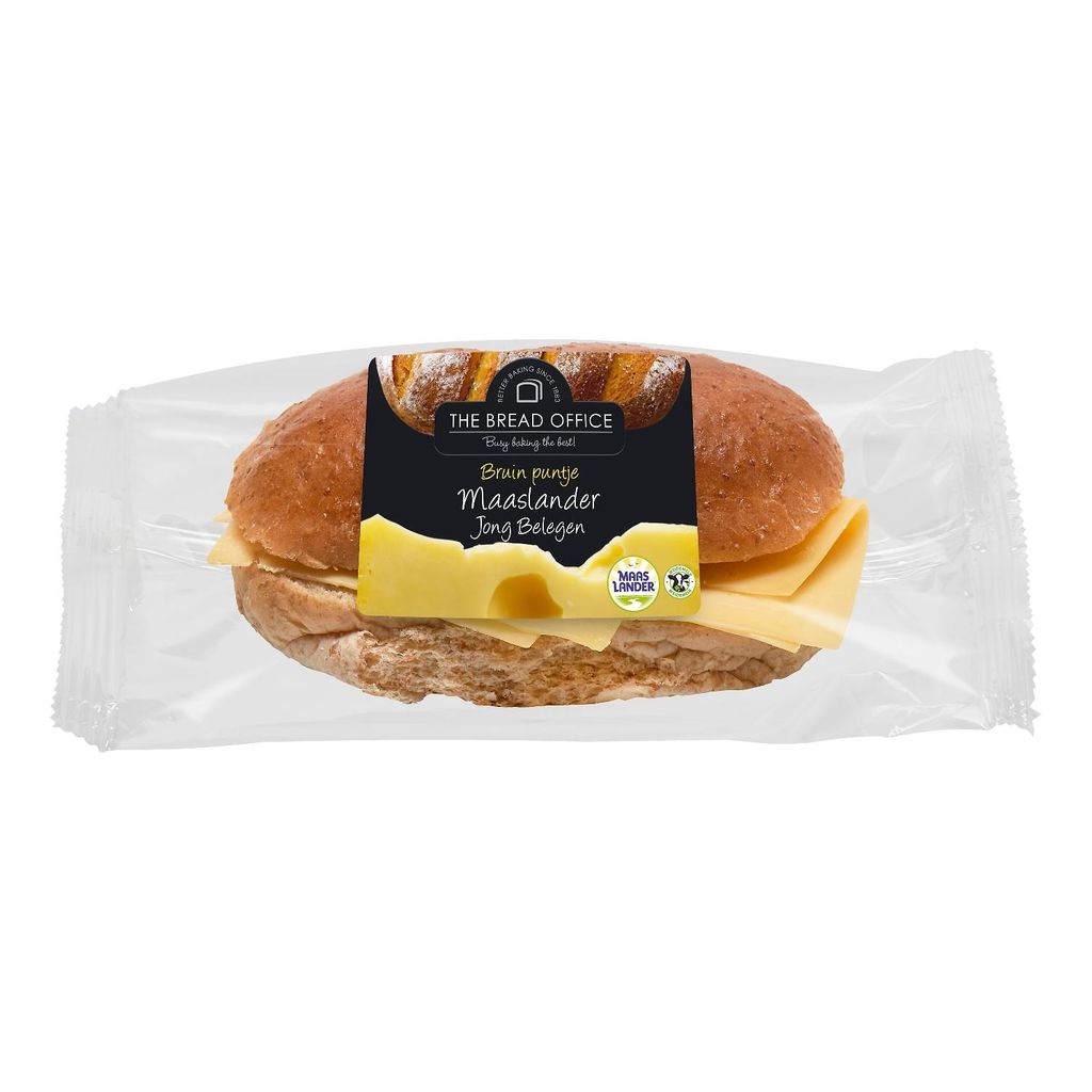 The Bread Office Puntje jong belegen kaas bruin 79gr