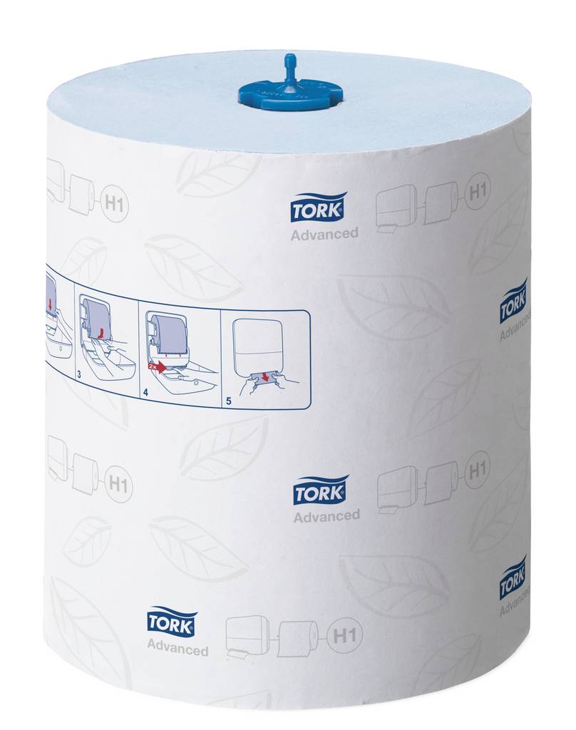 Tork Advanced handdoeken blauw 612 vel 150m