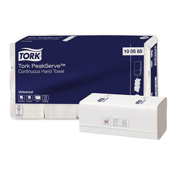 Tork PeakServe Continue handdoek 1-laags 22,5x20,1cm