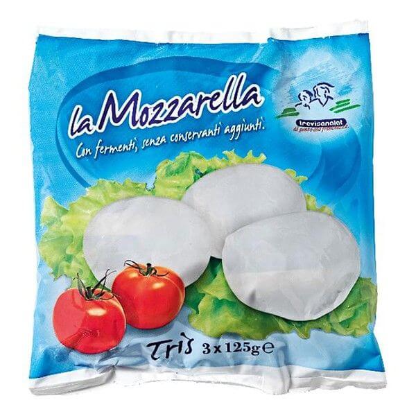 Trevisanalat Mozzarella bol 3x125gr