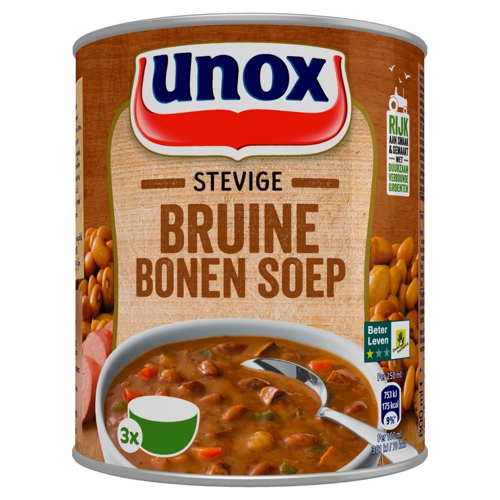 Unox Bruine bonensoep 800ml