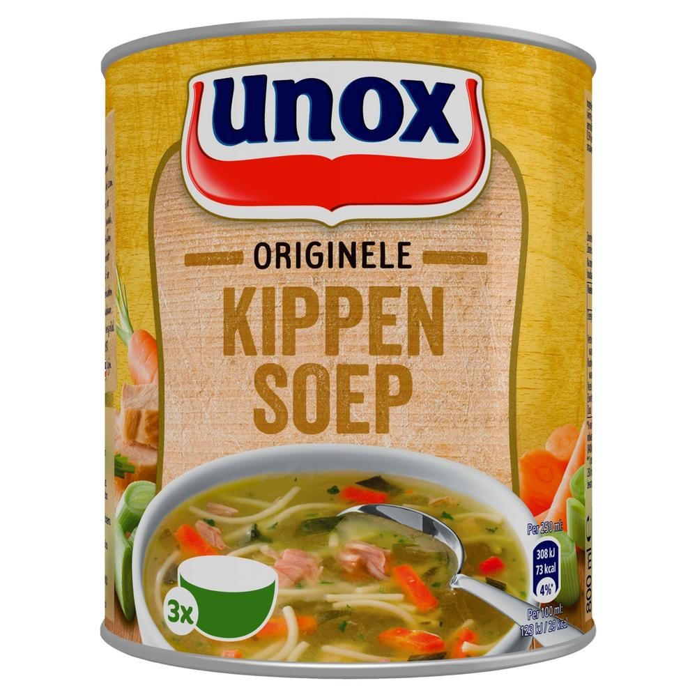Unox Kippensoep 800ml