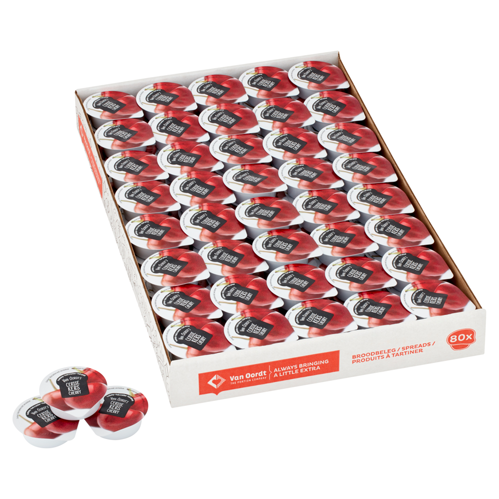 Van Oordt Jam kersen cups 15gr