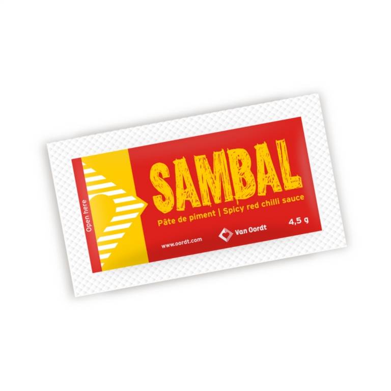 Van Oordt Sambal oelek sachet 4,5gr