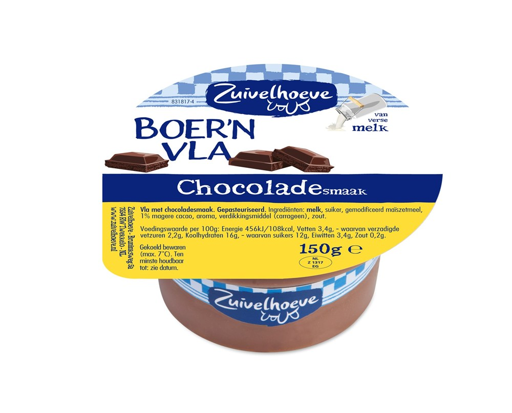 Zuivelhoeve Vla choco 150ml