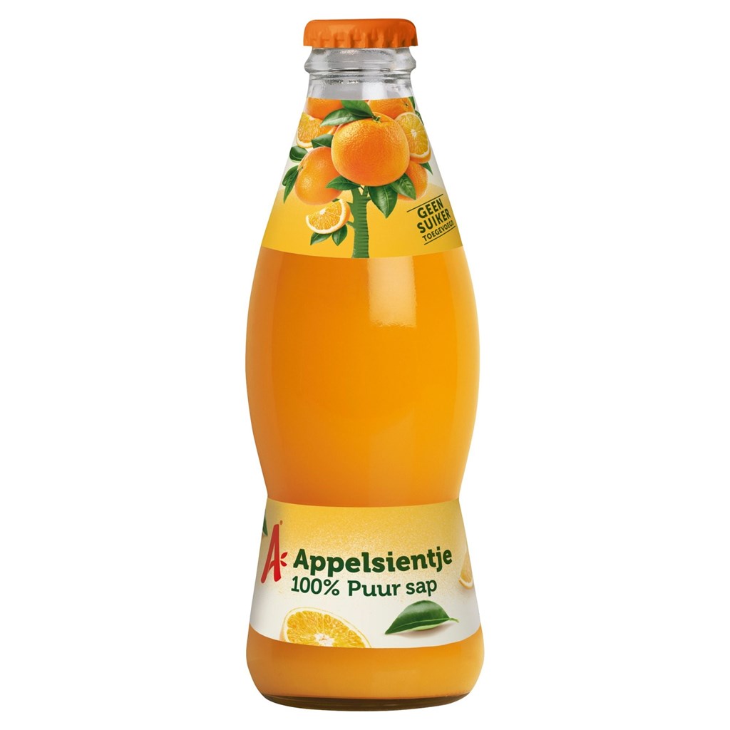 Appelsientje Sinaasappelsap fles 20cl