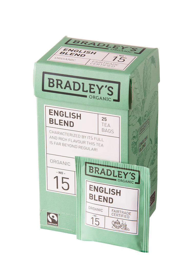 Bradley's English blend, fairtrade + biologisch 2gr