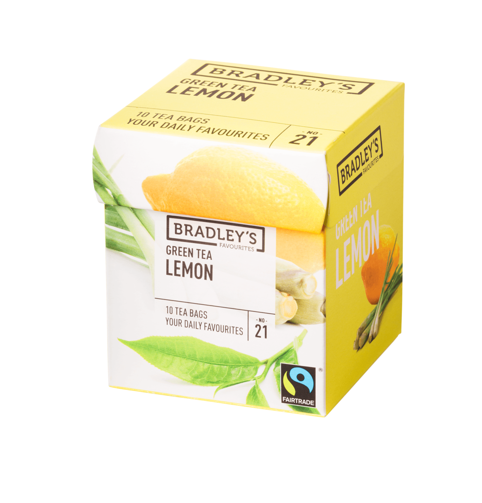 Bradley's Favourites green tea lemon, fairtrade 1,75gr