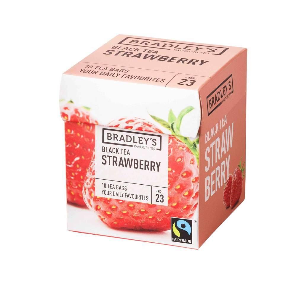 Bradley's Favourites strawberry, fairtrade 2gr