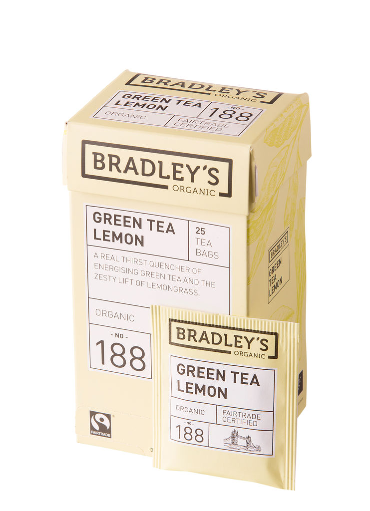 Bradley's Green tea lemon, fairtrade + bio 1,75gr