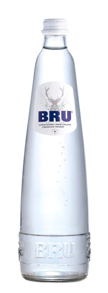 Bru Mineraalwater licht bruisend glas 75cl