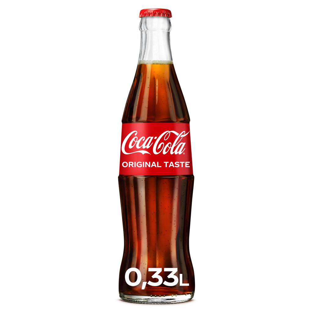 Coca Cola Fles glas 33cl