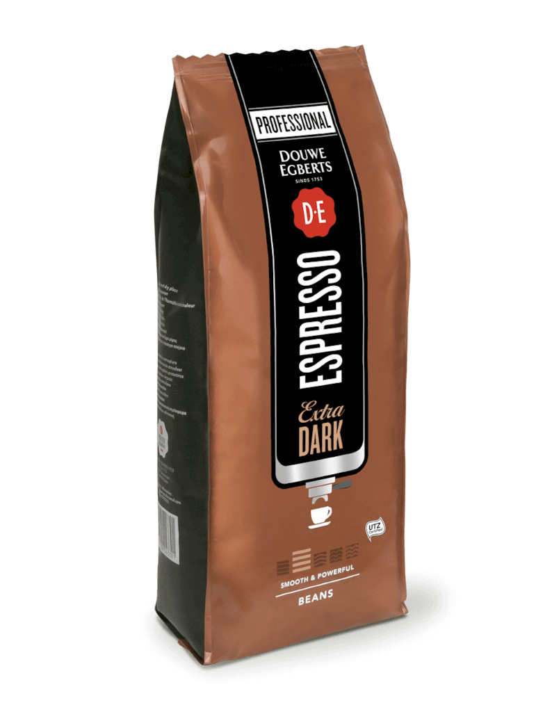 Douwe Egberts Koffie espressobonen extra dark UTZ 1kg