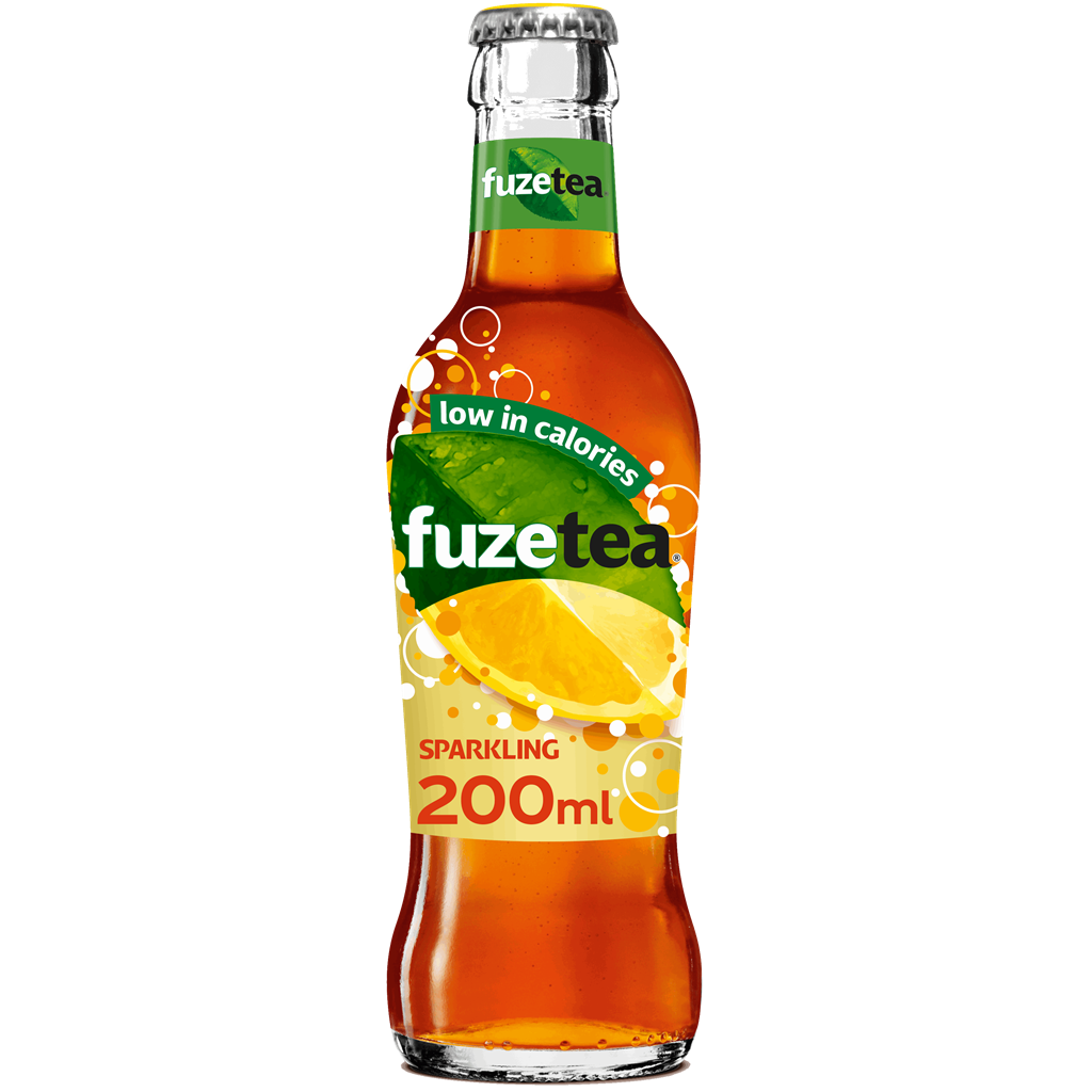 Fuze Tea Sparkling black tea fles 20cl