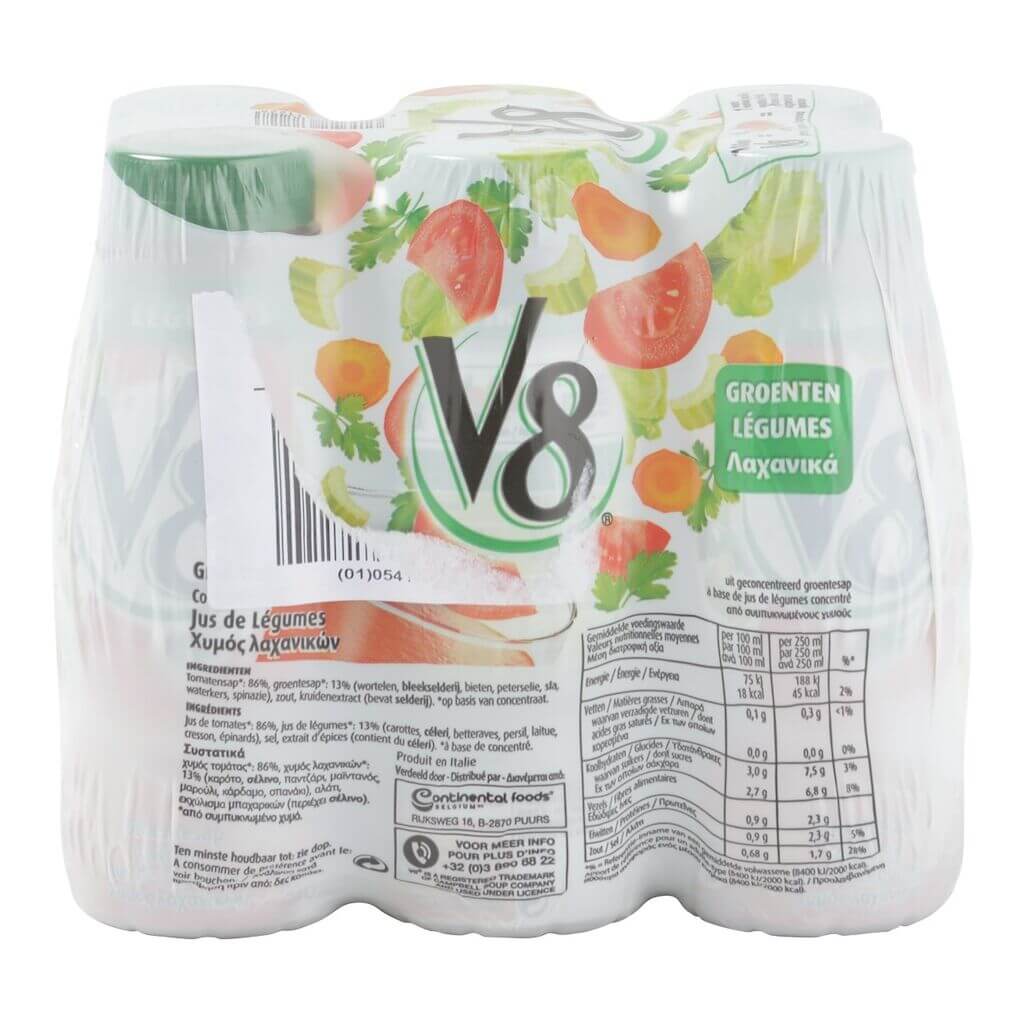 V8 Groentesap 25cl