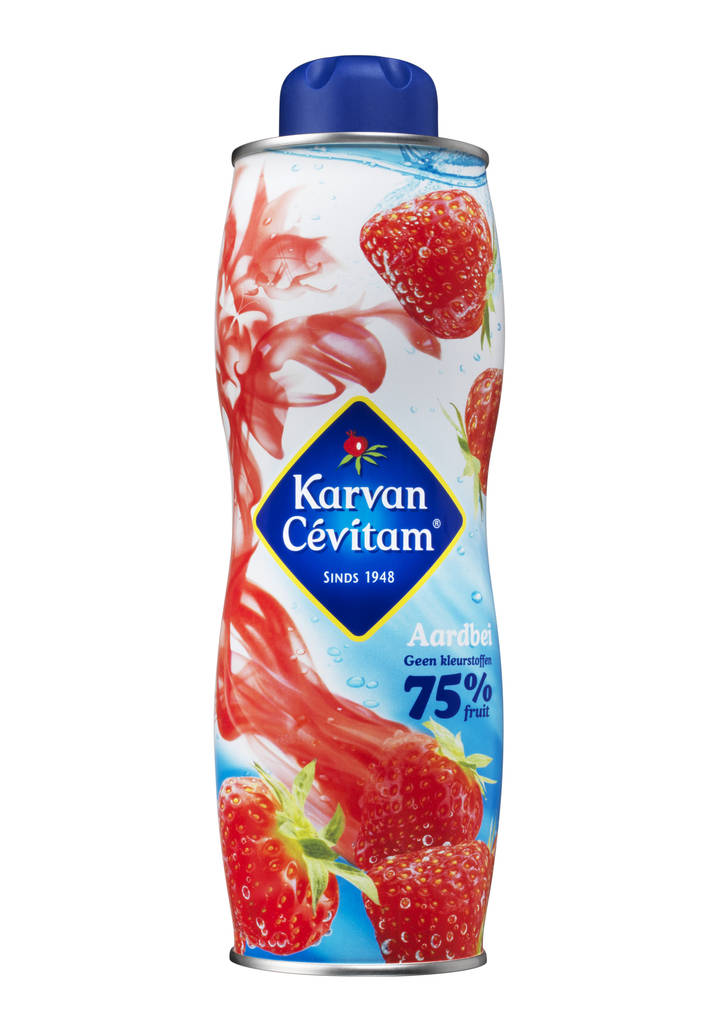 Karvan Cevitam Siroop aardbei 75cl