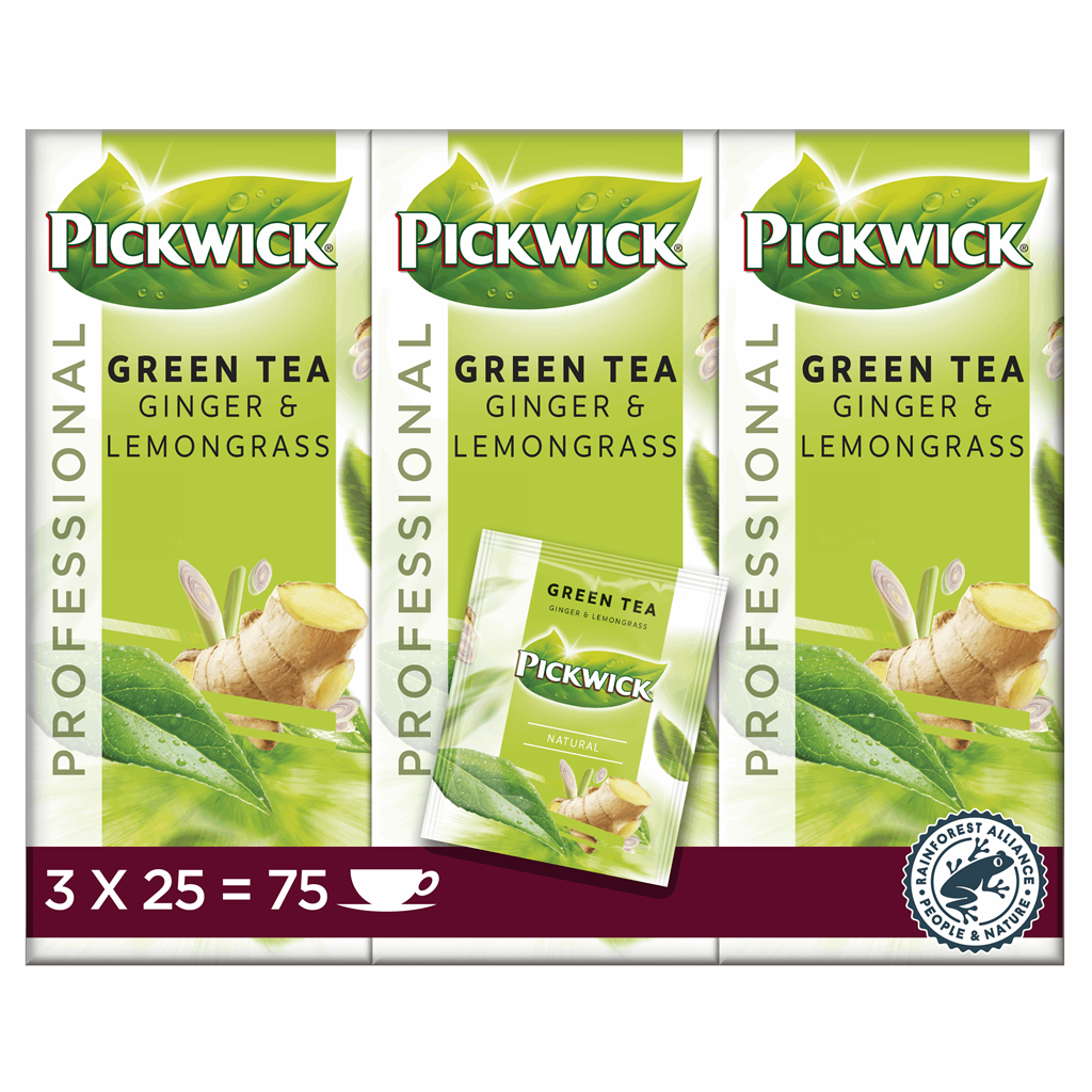 Pickwick Professional groene thee ginger lemon 2gr