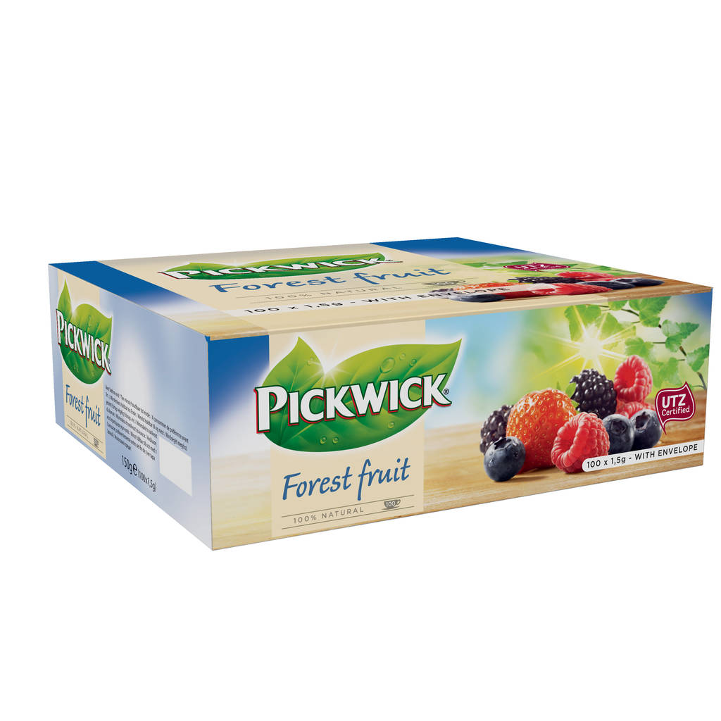 Pickwick Thee bosvruchten envelop UTZ 1,5gr