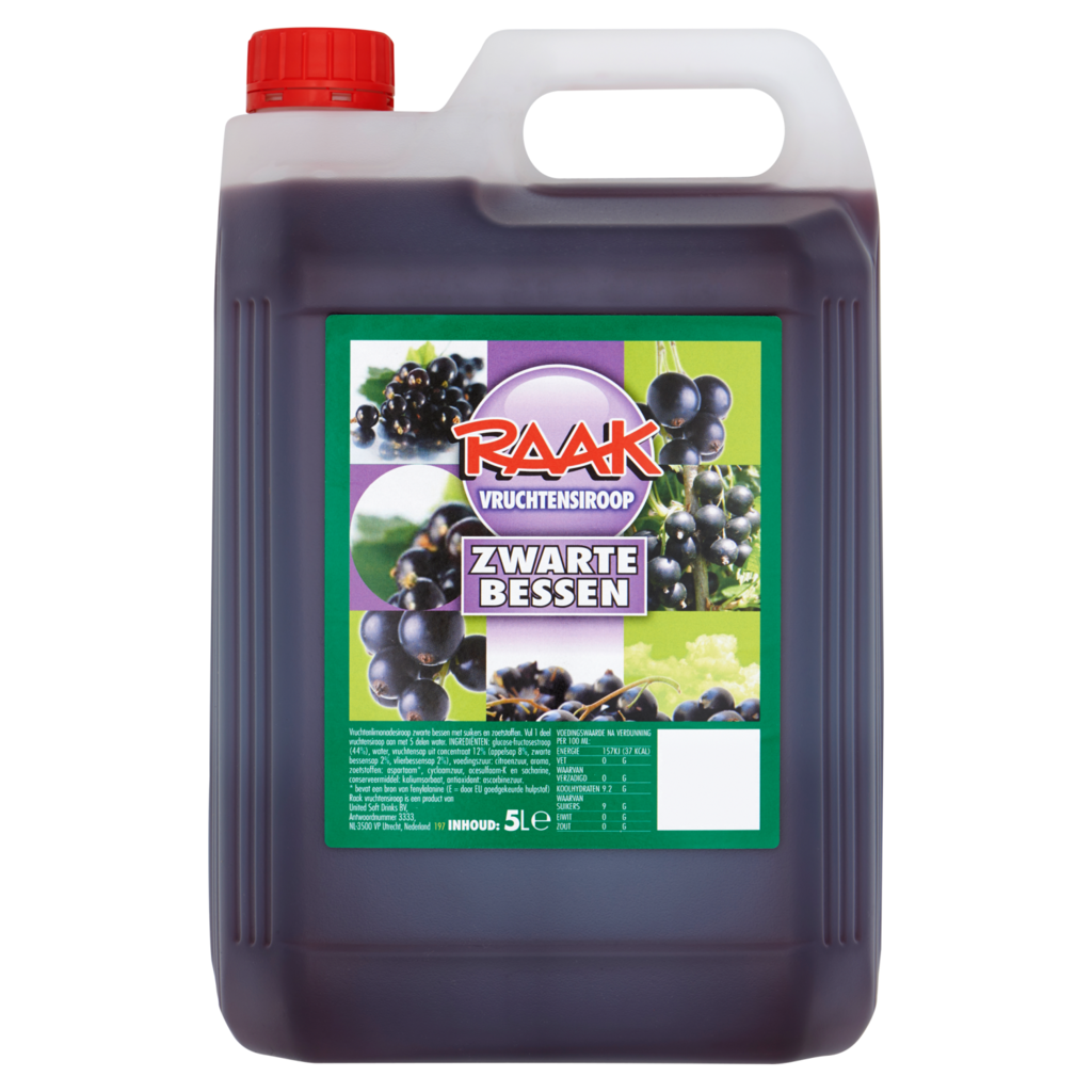 Raak Siroop cassis 5lt