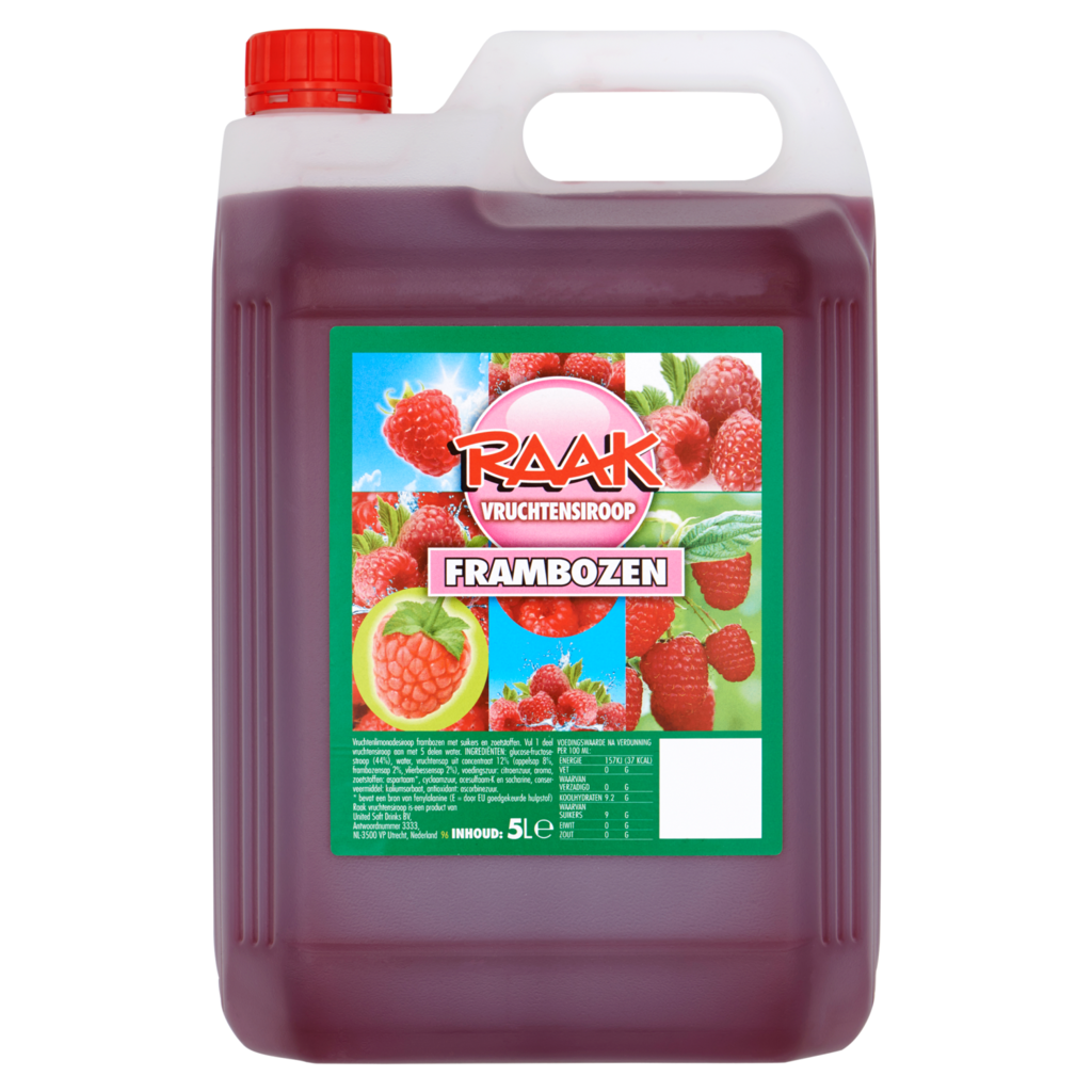 Raak Siroop framboos 5lt