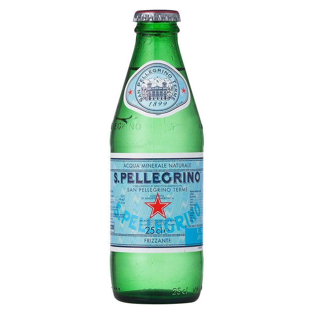 San Pellegrino Bruisend mineraalwater glas 25cl