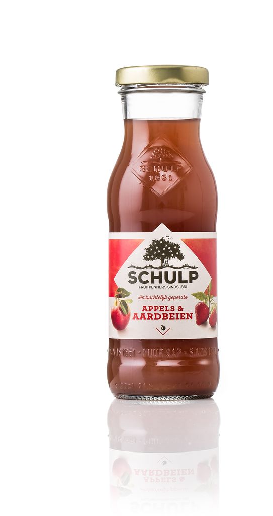 Schulp Ambachtelijk appel-aardbeisap 20cl