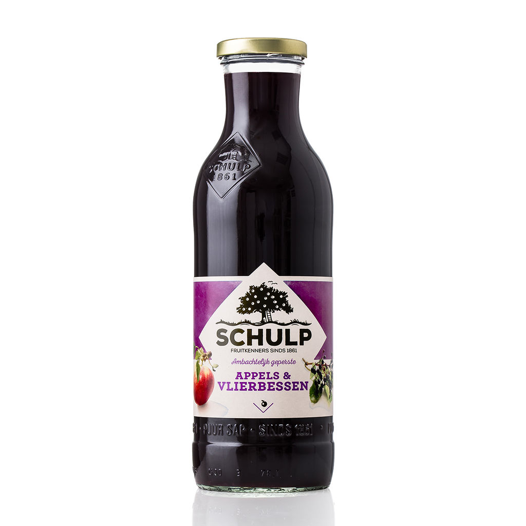 Schulp Ambachtelijk appel-vlierbessensap 75cl