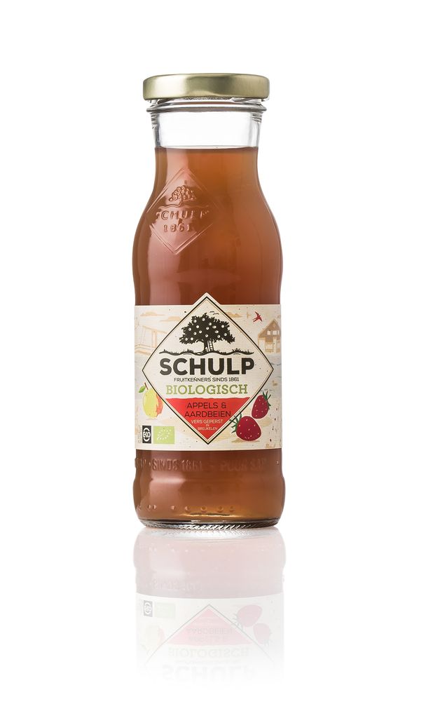 Schulp Biologische appel-aardbeisap 20cl