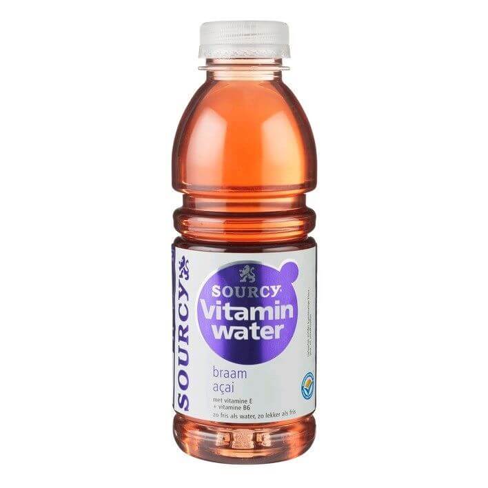 Sourcy Vitamine water braam & acai 0% 50cl