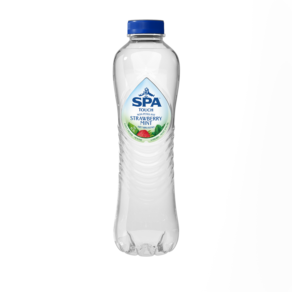 Spa Touch of aardbei munt koolzuurvrij petfles 1lt