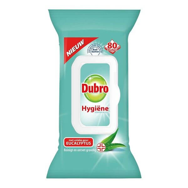 Dubro Hygiene doekjes eucalyptus 80st